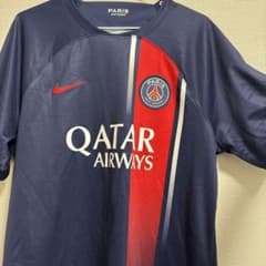 パリ・サンジェルマン DRI-FIT シャツ ネイビー/レッドのサムネイル