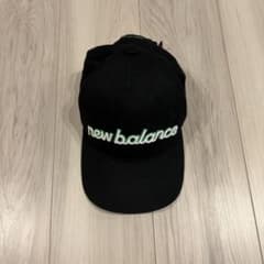 【美品】new balance golf ニューバランスゴルフ キャップ 黒のサムネイル