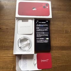 iPhone 13 128GB バッテリー92% レッド - メルカリ