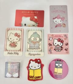 サンリオ キティ ハンギョドン バツ丸 50th サンリオガーデンカフェ カードのサムネイル