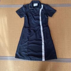 ナース服、受付、医療事務、紺色のサムネイル