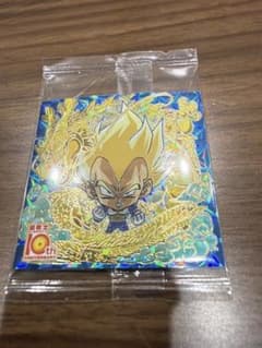 ドラゴンボール 超戦士シールウエハース ベジータ 10th⭐️超16-28⭐️のサムネイル