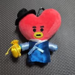 BT21 TATA 봉제 인형 키링 한복
