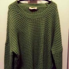 anap mimpi 春ニット グリーンのサムネイル