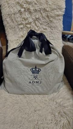 A.D.M.J. トートバッグ クリスタル装飾 ホワイトのサムネイル