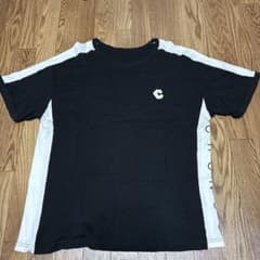 CRONOS Tシャツ ブラック×ホワイト バイカラー　Mのサムネイル