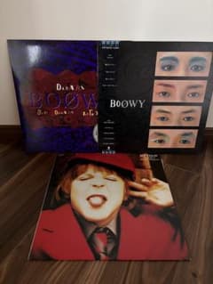 BOØWY レコード 3枚セット BAD FEELIN' DAKARA 氷室京介 - メルカリ