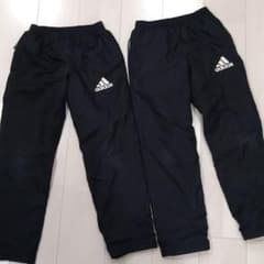 adidas 140 ウォームアップパンツ 双子 2着セットのサムネイル