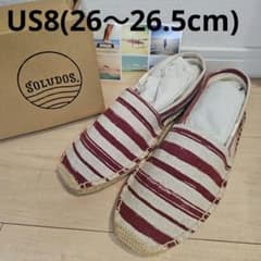 SOLUDOS ストライプ スリッポン US8のサムネイル