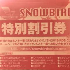 リフト割引き券 2枚のサムネイル