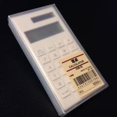 無印 コンパクト電卓 ストラップ付けれます✦ฺのサムネイル