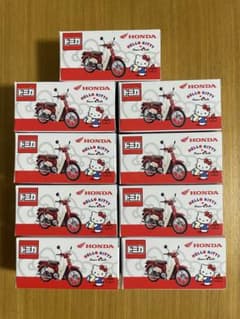 新品未開封】トミカ ホンダ ハローキティ ミニバイク スーパーカブ 9個