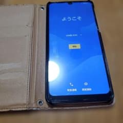 スマートフォン本体 犬の顔デザインケース付き - メルカリ
