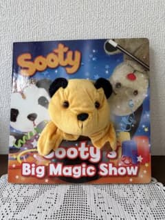 Sooty's Big Magic Show パペット付き絵本　スーティ　英国のサムネイル