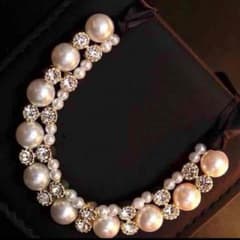 パール ビジュー ネックレスのサムネイル