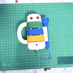 キッズ用 マイク付き 鉄琴 知育玩具 - メルカリ