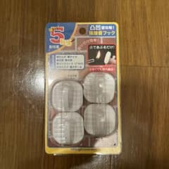 ミツヤ 凸凹壁攻略 強接着フック 4個入 KSH-5-Wのサムネイル