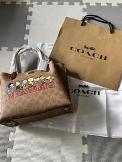 新品☆COACH × PEANUTS ウィロウトート24 2way バック - メルカリ