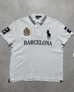 Ralph Lauren ビッグポニー BARCELONA ポロシャツ y2k - メルカリ