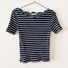 【BE RADIANCE】ボーダー Tシャツ トップスのサムネイル