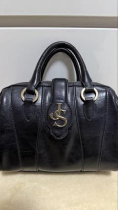 クロ様専用黒いレザー ハンドバッグ J.S.のサムネイル