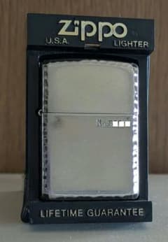 Zippo アーマー 3面彫刻プラチナ アラベスク シリアルナンバー入りのサムネイル