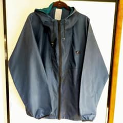 【訳アリ】Helly Hansen 90s　ウインドブレーカー　紺Ⅼのサムネイル