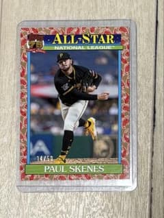 ハ*ー様 Topps Paul Skenes 希少鯉パラレル50枚限定 シリアルのサムネイル