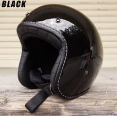 ジェットヘルメット ブラック ヴィンテージ 美品 - メルカリ