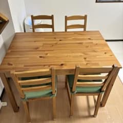 IKEA JOKKMOKK　ヨックモック　ダイニングテーブル＆チェア4脚 引き取り限定】IKEA ヨックモック ダイニングテーブル＋椅子4脚セット