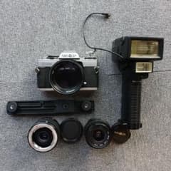 MINOLTA X-70 フィルム一眼レフカメラ レンズ・ストロボセット - メルカリ
