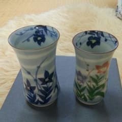 未使用!! 玉露茶碗 夫婦茶碗のサムネイル