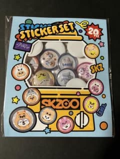 Stray Kids スキズ SKZOO ぷくぷくステッカー 20枚セットのサムネイル