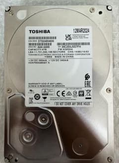 TOSHIBA DT02ABA600 6TB HDD - メルカリ