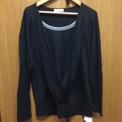 うーちゃん様専用☆タグ付き☆NOLLEY’S カシュクールセーターのサムネイル