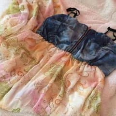 オレンジ系マキシワンピースのサムネイル