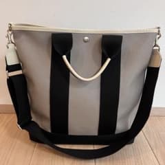 美品　ブレストプカピ スコッチグレイン ネオレザー縦型トートバッグ 2way 美品 ブレストプカピ スコッチグレイン ネオレザー縦型トートバッグ