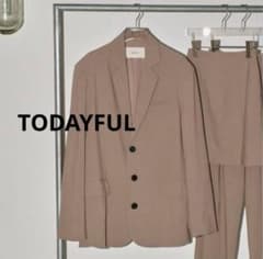 美品 TODAYFUL Heather Over Jacket 36 グレージュ - メルカリ
