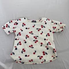 Moujonjon チェリー柄 Tシャツ 100cmのサムネイル