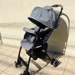 美品 Aprica KAROON AIR AD 現行モデル レザー グレー - メルカリ