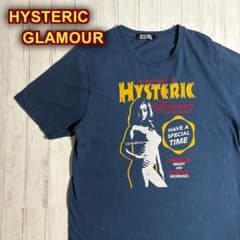 Hysteric Glamour センターロゴ ヒスガール Tシャツ ネイビー - メルカリ