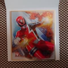 スーパー戦隊 色紙ART 特捜戦隊デカレンジャー フラットガシャポン
