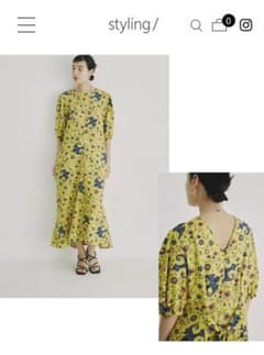 city様　styling/ 21SS/ヴィンテージフラワーワンピースのサムネイル