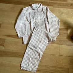 無印良品　Mサイズ チェック柄 パジャマ 綿100%のサムネイル