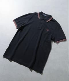 FRED PERRY（フレッドペリー）ポロシャツ ネイビーブラックピンクのサムネイル
