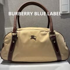 BURBERRY BLUE LABELミニボストンバッグ ホースロゴ刺繍 - メルカリ
