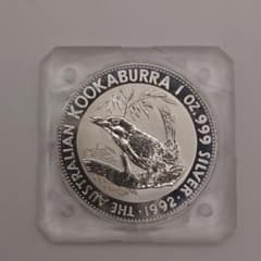 1992年 オーストラリア 1ドル銀貨 カワセミ ka2903 - メルカリ