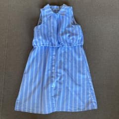 Zara kids ストライプ　ワンピース　140のサムネイル