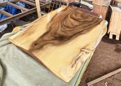 最終価格 モンキーポッド 一枚板 ダイニング テーブル センター