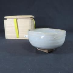 茶碗 石崎光四郎 共箱 木箱 抹茶碗 茶器 茶道具 四角高台 - メルカリ
